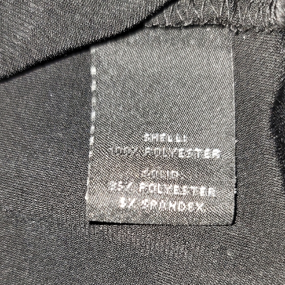 Slim Factor Orange and Black Asymmetrical Graphic Blouse - Picture 10 of 15